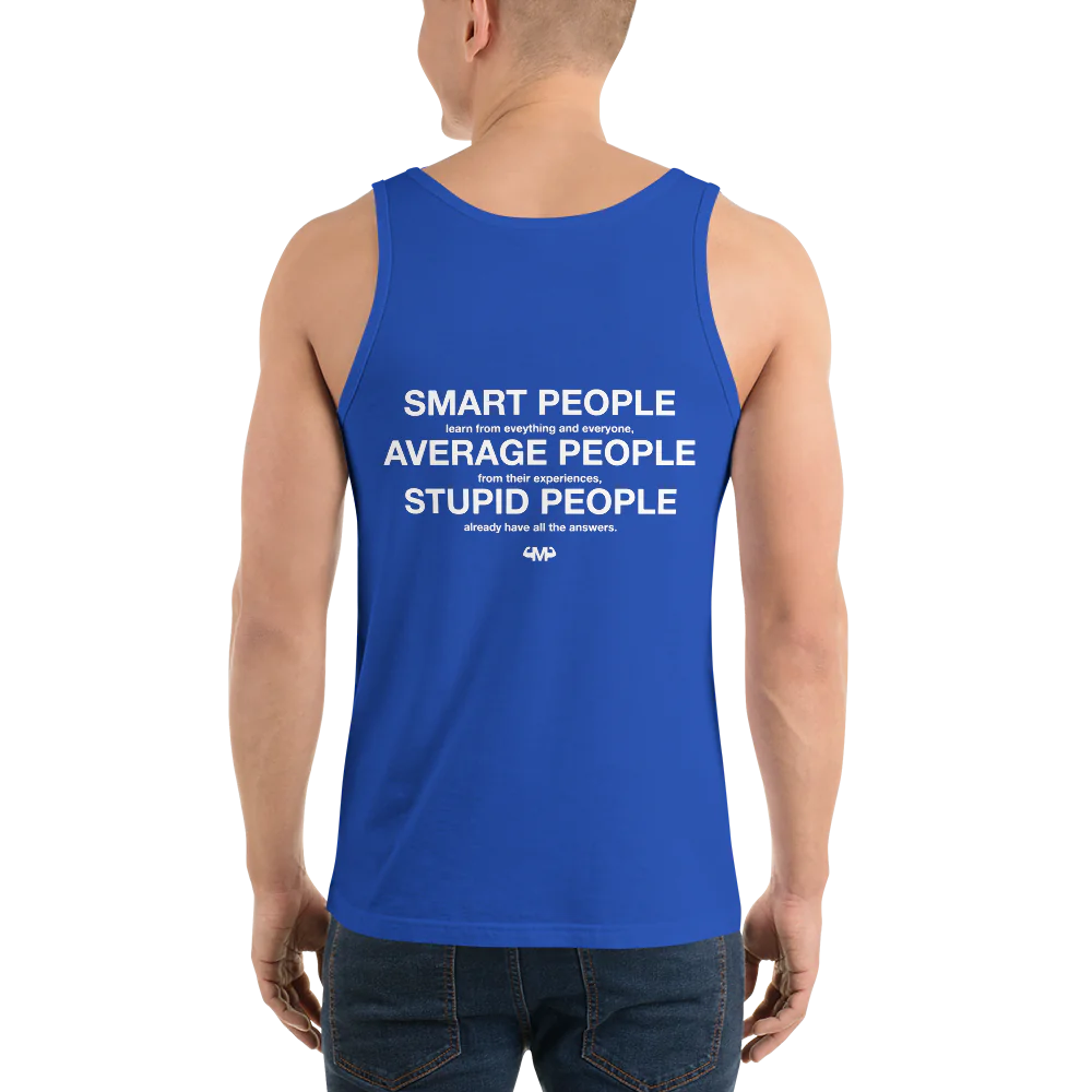Smart People Learn Men’s Staple Tank Top | Bella + Canvas 3480