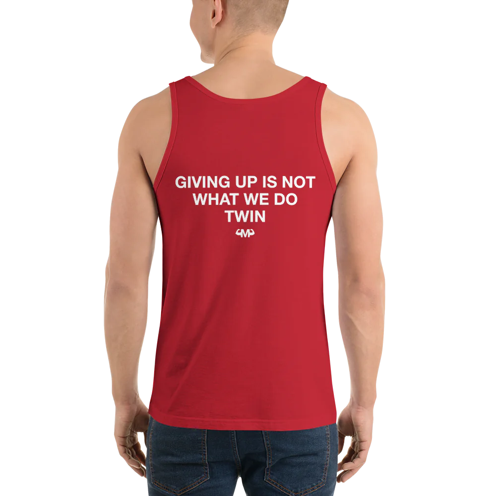 No Giving Up Men’s Staple Tank Top | Bella + Canvas 3480