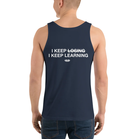 I Keep Learning Men’s Staple Tank Top | Bella + Canvas 3480