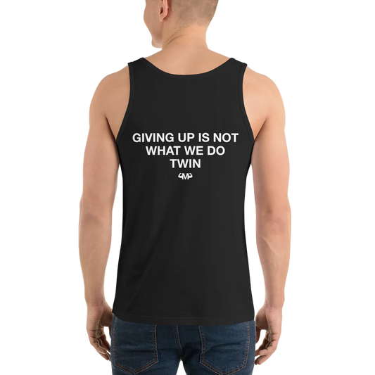 No Giving Up Men’s Staple Tank Top | Bella + Canvas 3480