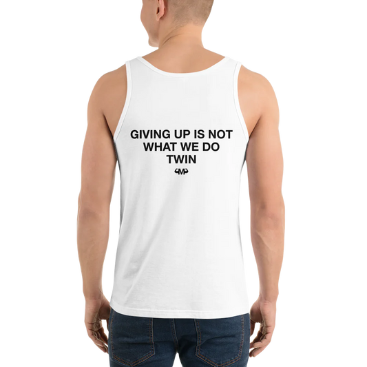 No Giving Up Men’s Staple Tank Top | Bella + Canvas 3480