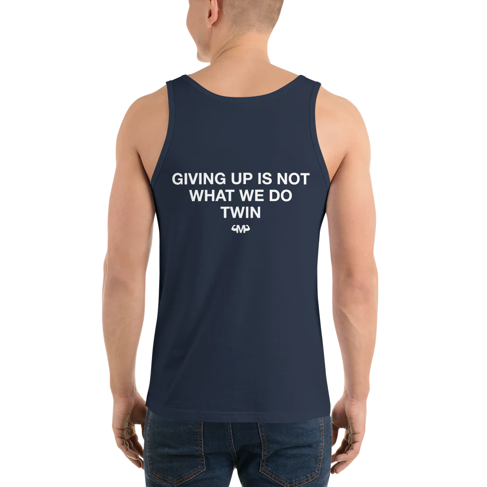No Giving Up Men’s Staple Tank Top | Bella + Canvas 3480