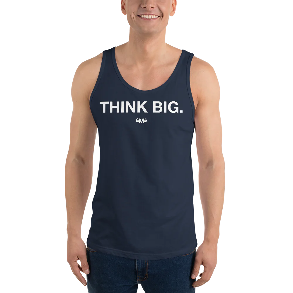 Think Big Men’s Staple Tank Top | Bella + Canvas 3480